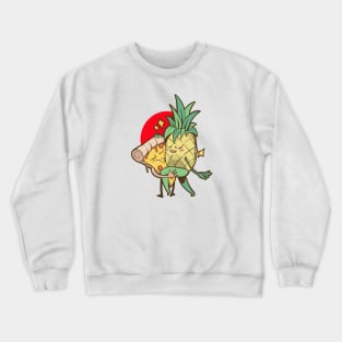 Funny Pineapple Pizza Forbidden Love Hawaiian Crewneck Sweatshirt